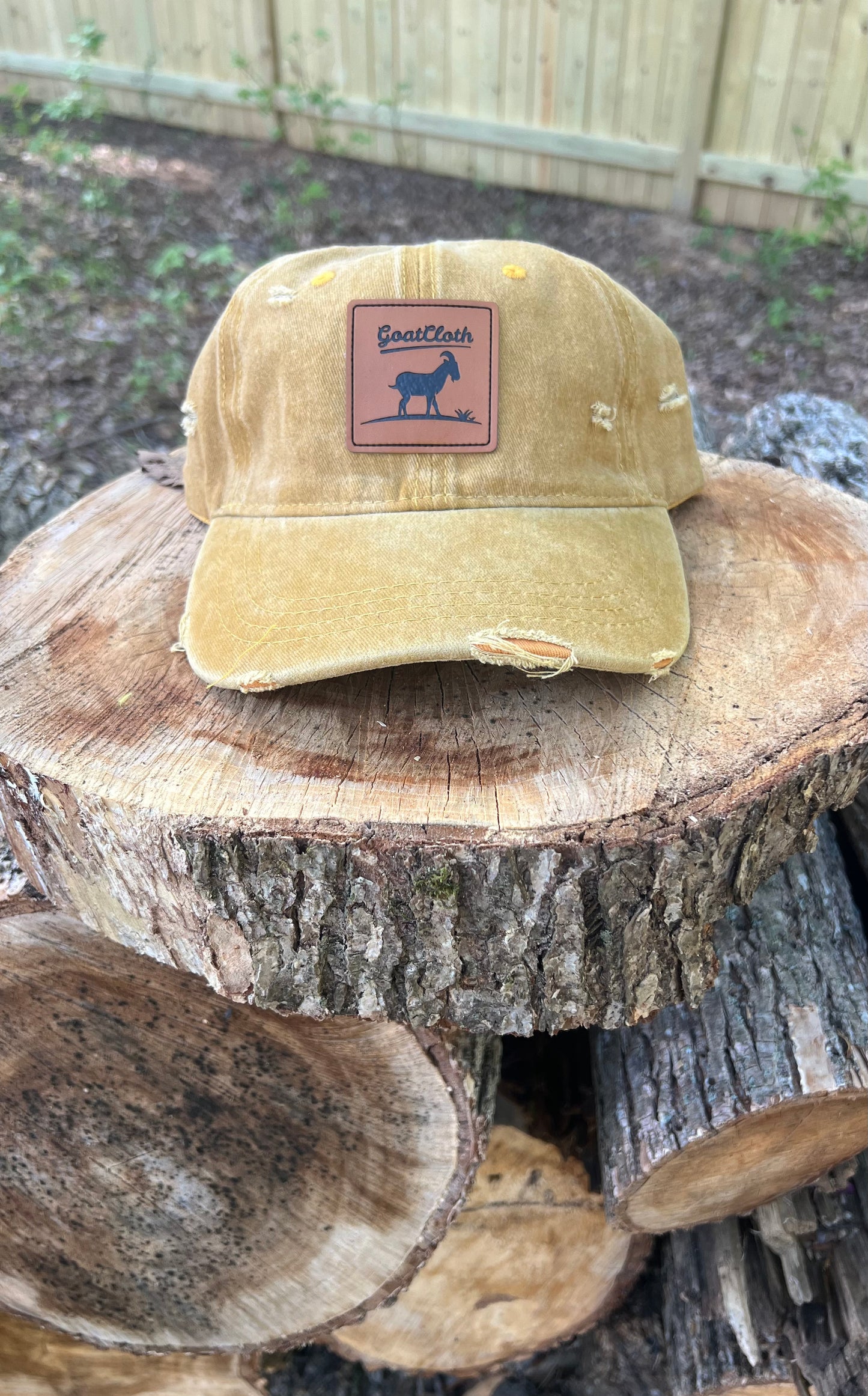 GoatCloth Distressed Dad Cap