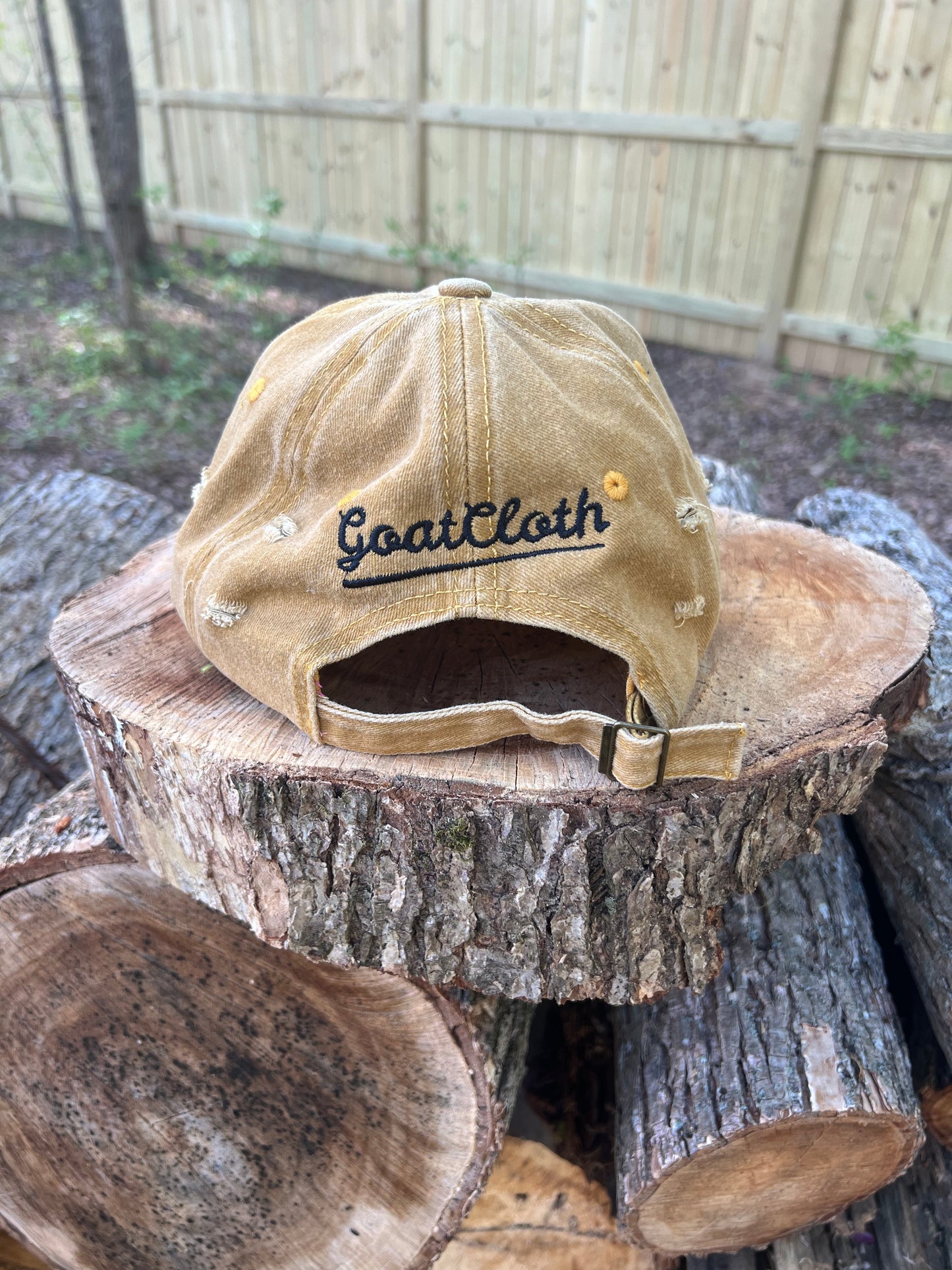 GoatCloth Distressed Dad Cap